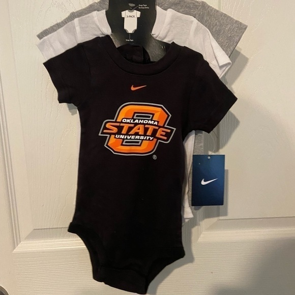 Nike Other - New Nike Oklahoma State Cowboys Boys Baby Bodysuit Football Creeper (6-9…